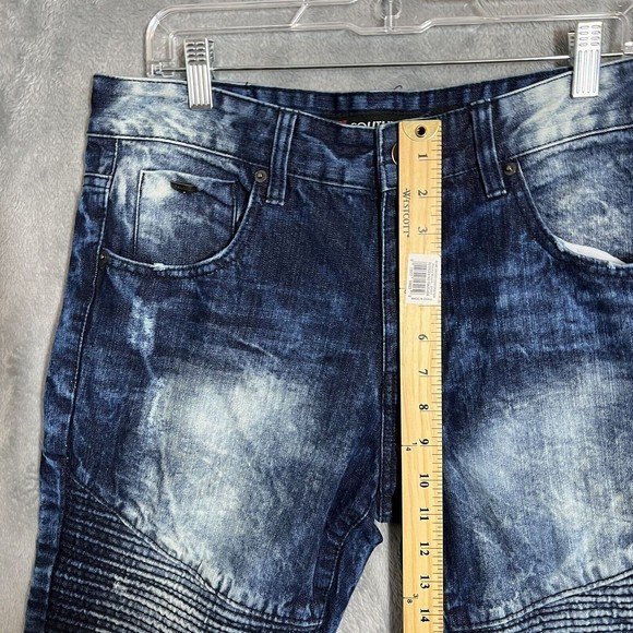 Southpole Authentic Collection Distressed Denim Jean Shorts Mens‎ Size 30 Waist - Picture 14 of 14
